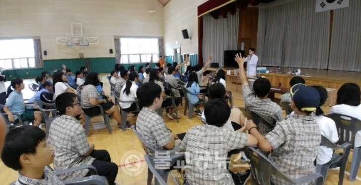 [봉사활동] 보은소방서, 보덕중학교 찾아가는 소방과학교실(차정민 교수) 사진1